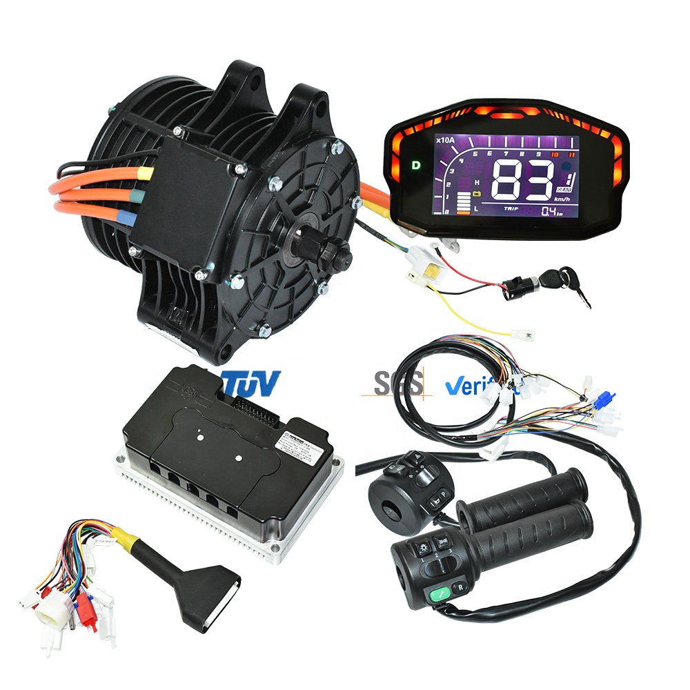 MOTOR PMSM, silnik z wewnętrzn – Mid Drive Motor Kit 72V 3000W recenzja i cena