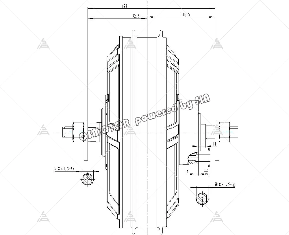 Zestaw silnika w piaście QSMOT – Qs273 Hub Motor 8000W 72V recenzja i cena